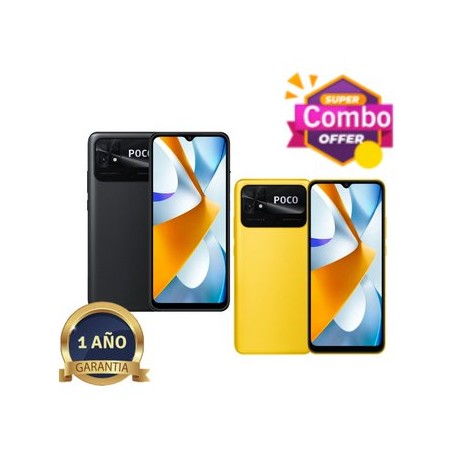 Combo 2 Xiaomi POCO C40 Dual 64GB 4GB RA...