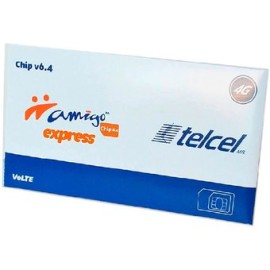 Tarjeta Sim Chip Telcel 2G 3G 4G Lada 3...