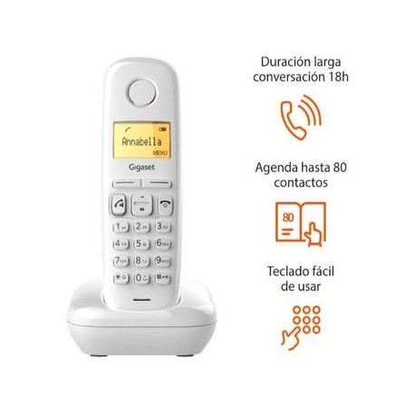 Teléfono Inalambrico Gigaset A270 Iden...