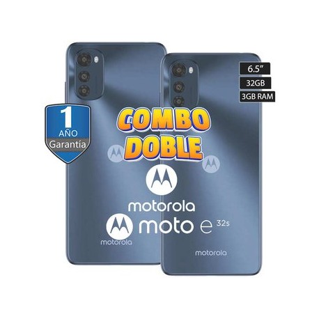 COMBO 2 Celulares Motorola Moto E32s 32G...