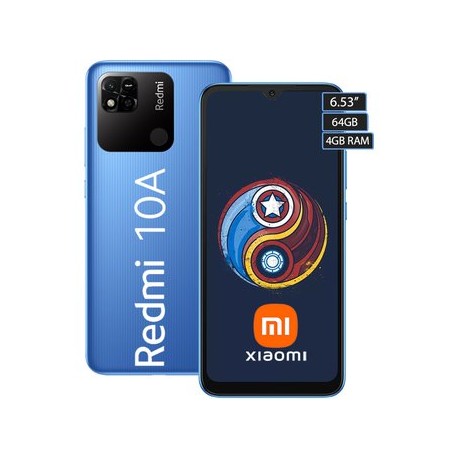 Celular Xiaomi Redmi 10A 64GB 4GB Azul