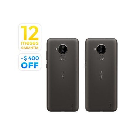 Combo 2 Celular Nokia C30 Gris 2GB + 64G...