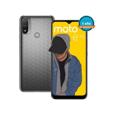 Motorola Moto E20 6.5" 2GB 32GB Dual si...