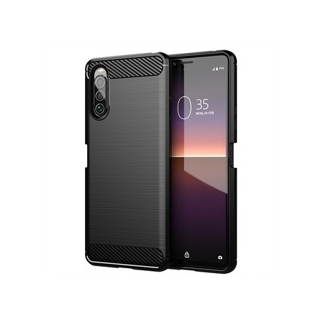 Funda De TPU Fibra Carbono Para Sony Xpe...