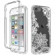 Funda De Floral Transparente Para iPod T...