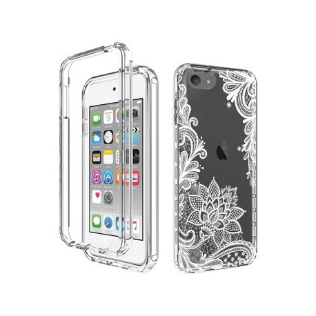 Funda De Floral Transparente Para iPod T...