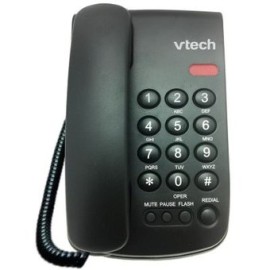 Teléfono Alambrico Vtech-Negro.