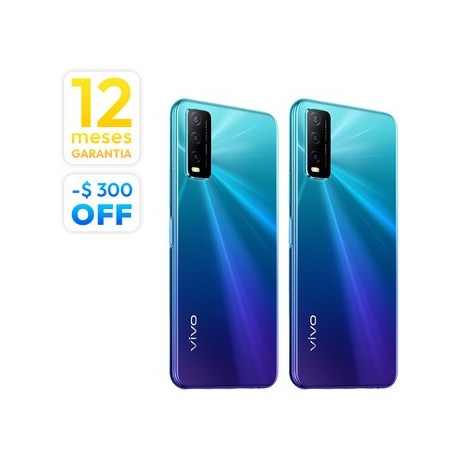 Combo 2 Celular Vivo Y20 Azul 4GB + 64GB...