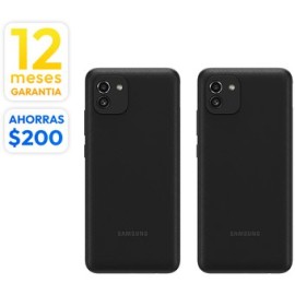 Combo 2 Celular Samsung Galaxy A03 Negro...