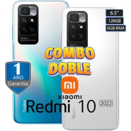 COMBO 2 Celulares Xiaomi Redmi 10 128GB...