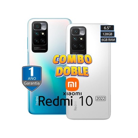 COMBO 2 Celulares Xiaomi Redmi 10 128GB...