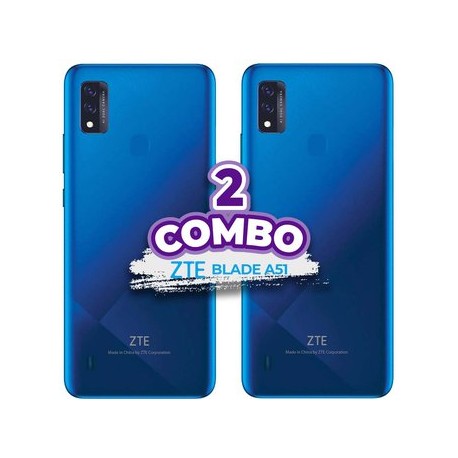 COMBO DE 2 CELULARES * ZTE BLADE A51 64G...