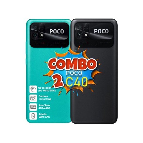 Combo 2 Xiaomi Poco C40 Dual Sim 4GB 64G...