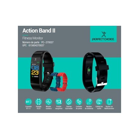 ACTION BAND II FITNESS MONITOR INCLUYE 2...